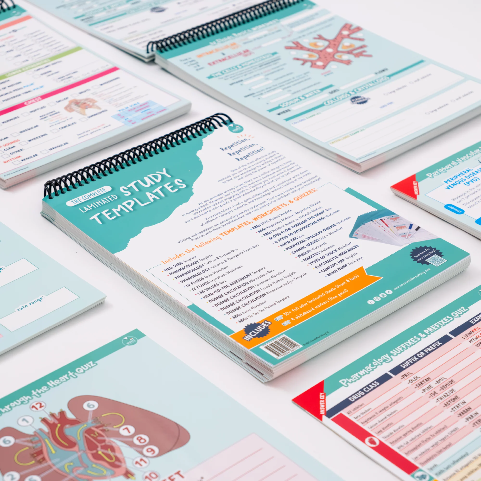 Laminated Study Templates - Image 8